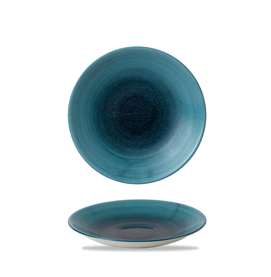 Aqueous Lagoon Deep Coupe Plate